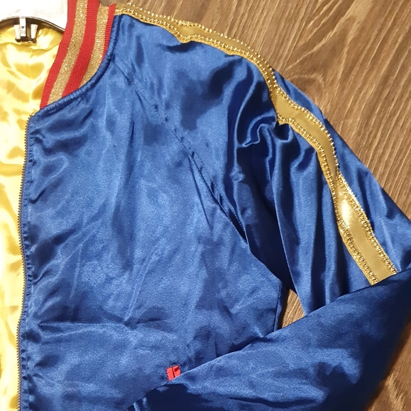 DC Harley Quinn Halloween Small bomber, choker, white wig - Picture 4 of 15